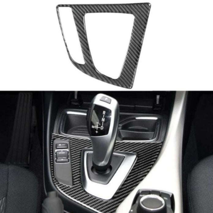 Gear panel contour trim, real carbon fiber
