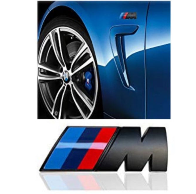 Piano black M side emblems