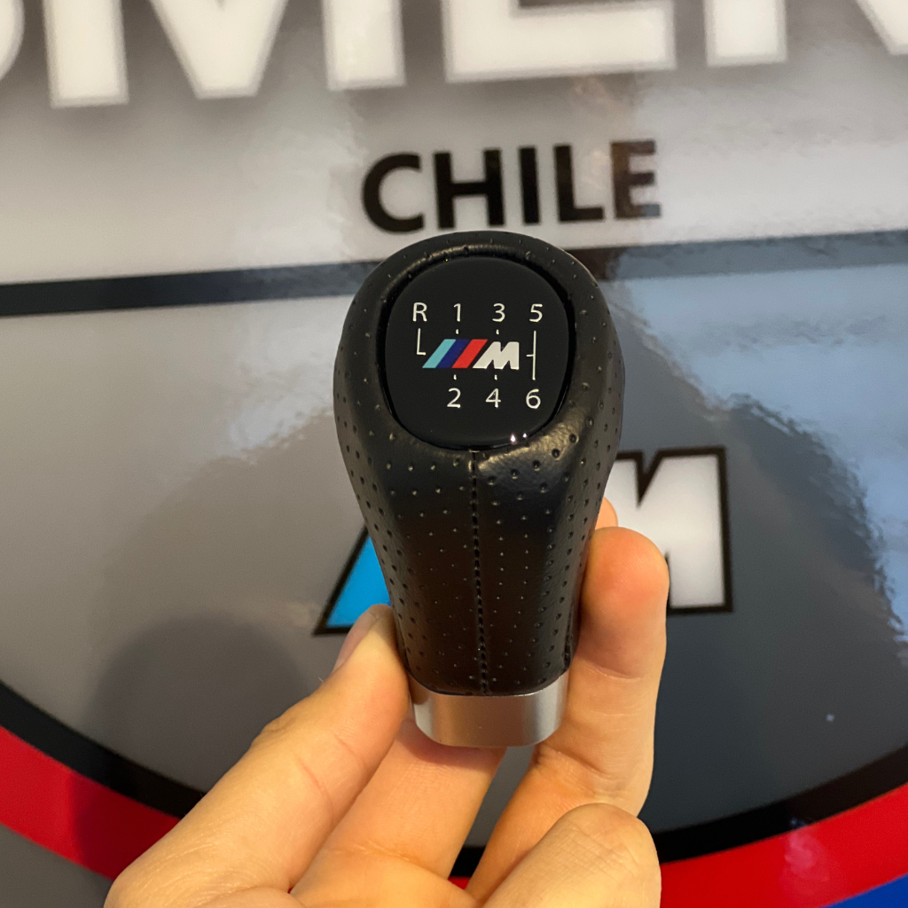 M perforated leather 6-speed gear knob