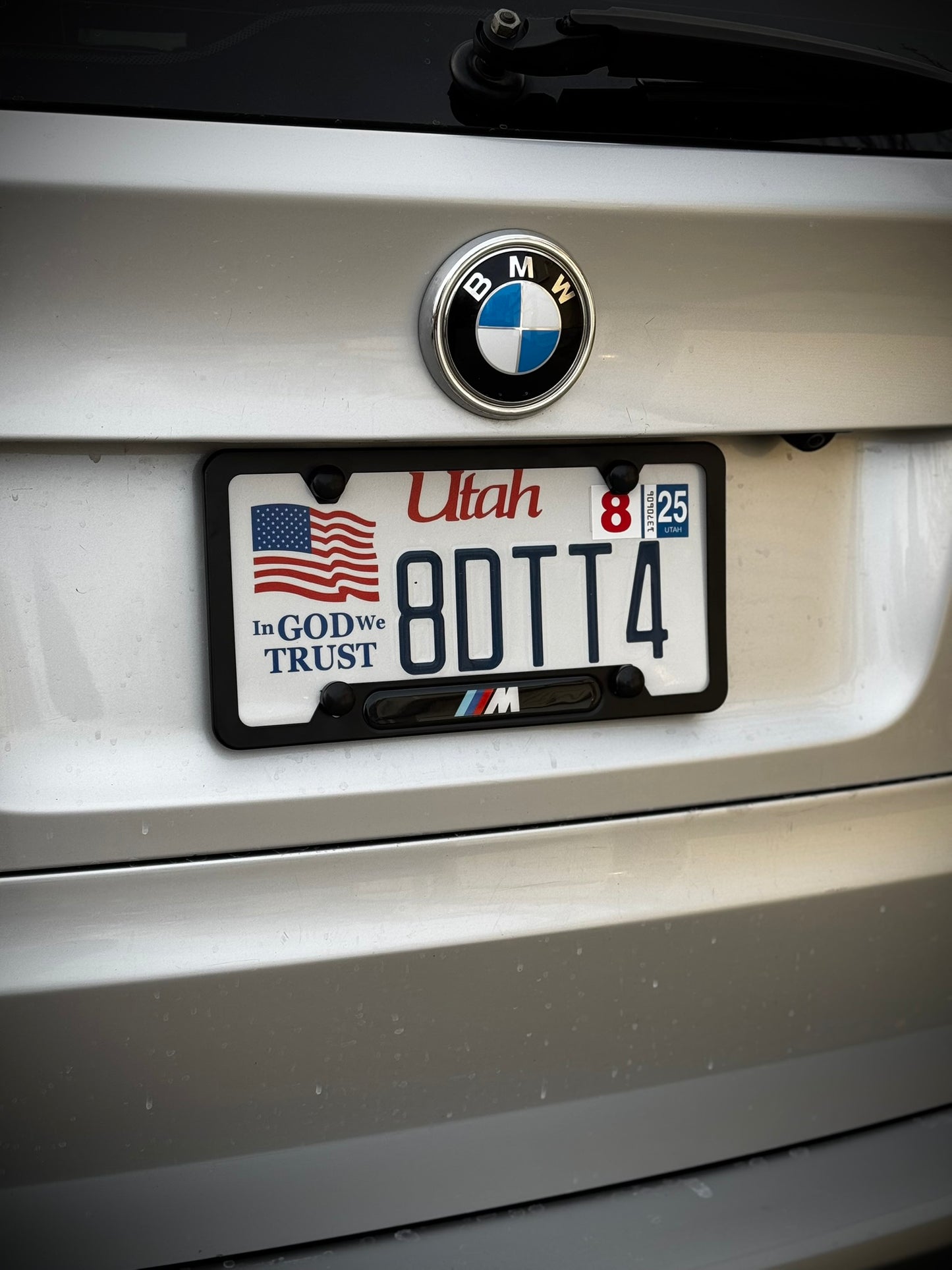 BMW M Car Aluminum License Plate Frame Holder