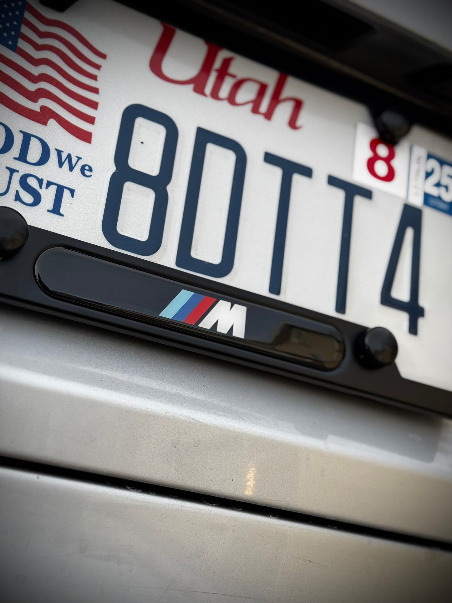 BMW M Car Aluminum License Plate Frame Holder