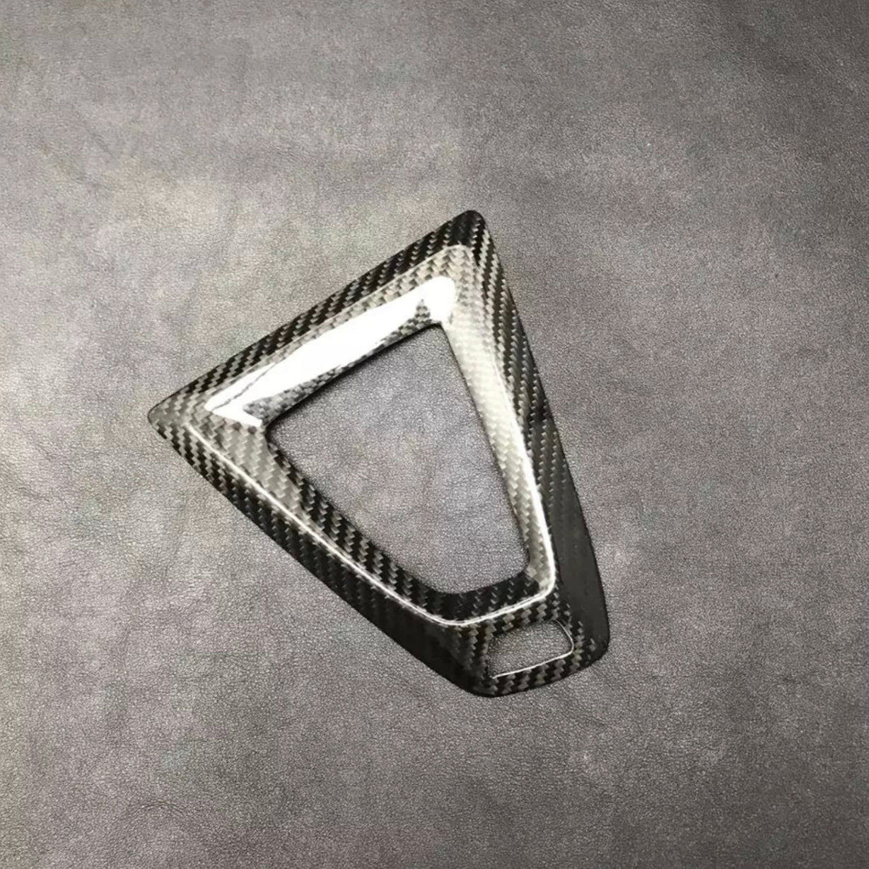 Carbon fiber trim for M DCT transmissions