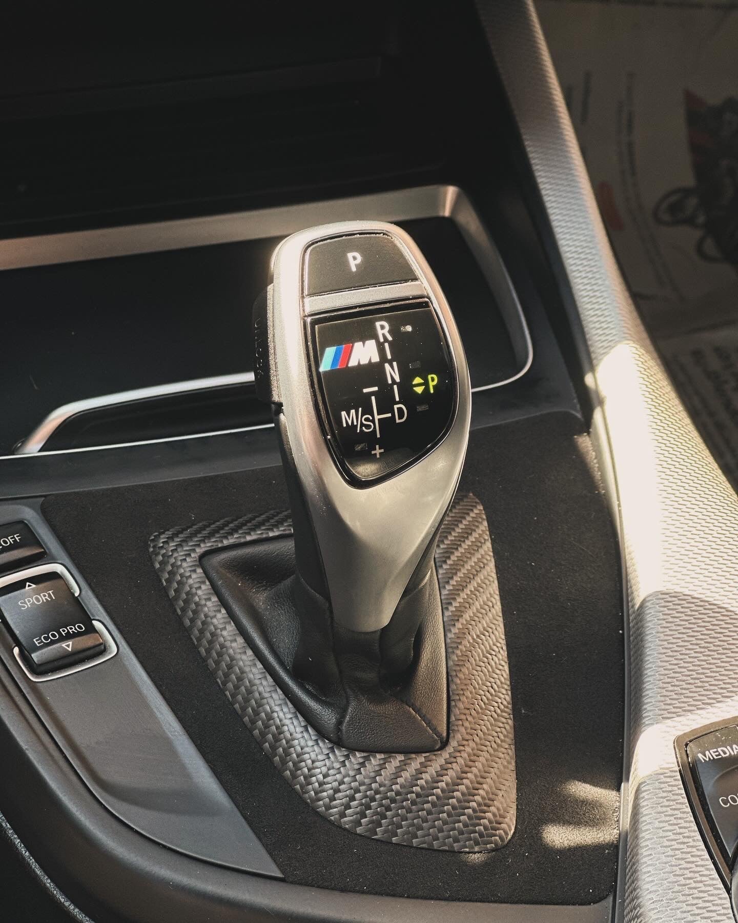 BMW M tempered glass for gear shift panel