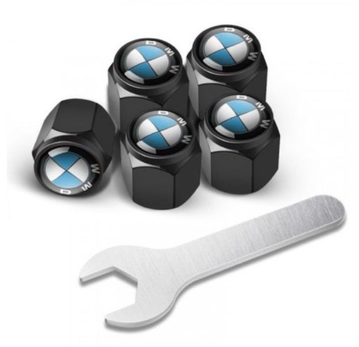 BMW Wheel valve caps with wrench