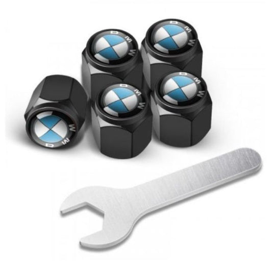 BMW Wheel valve caps with wrench