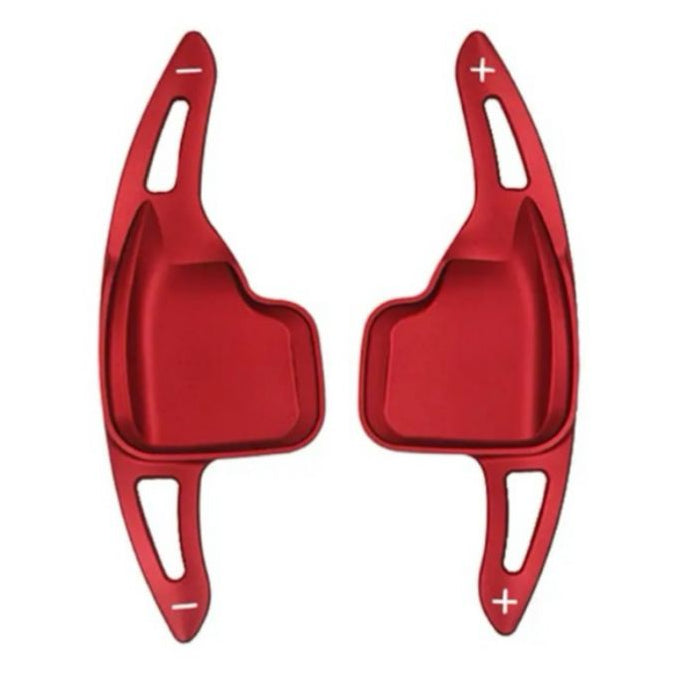 Metallic red paddle shifters m