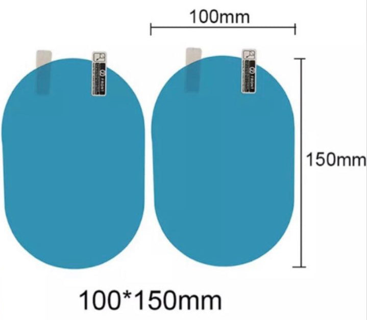 Rearview mirror rain film (2 pieces)