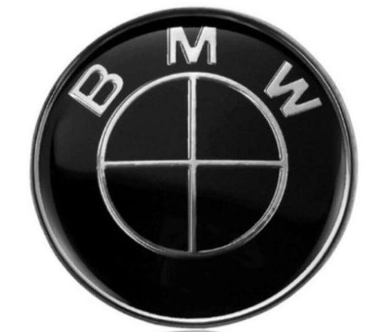 Full black trunk emblem 74MM