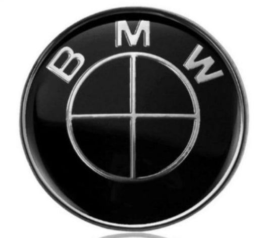 Hood emblem full black 82MM