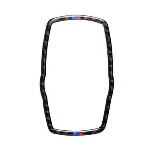 Carbon fiber IDrive panel trim