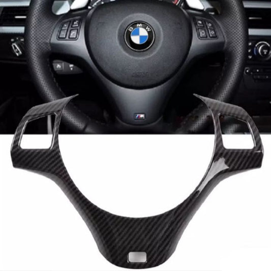 Steering wheel trim carbon fiber