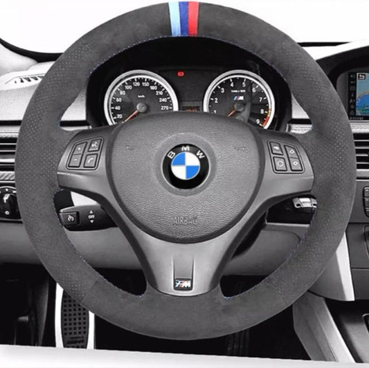 E’s M textured alcantara steering wheel cover