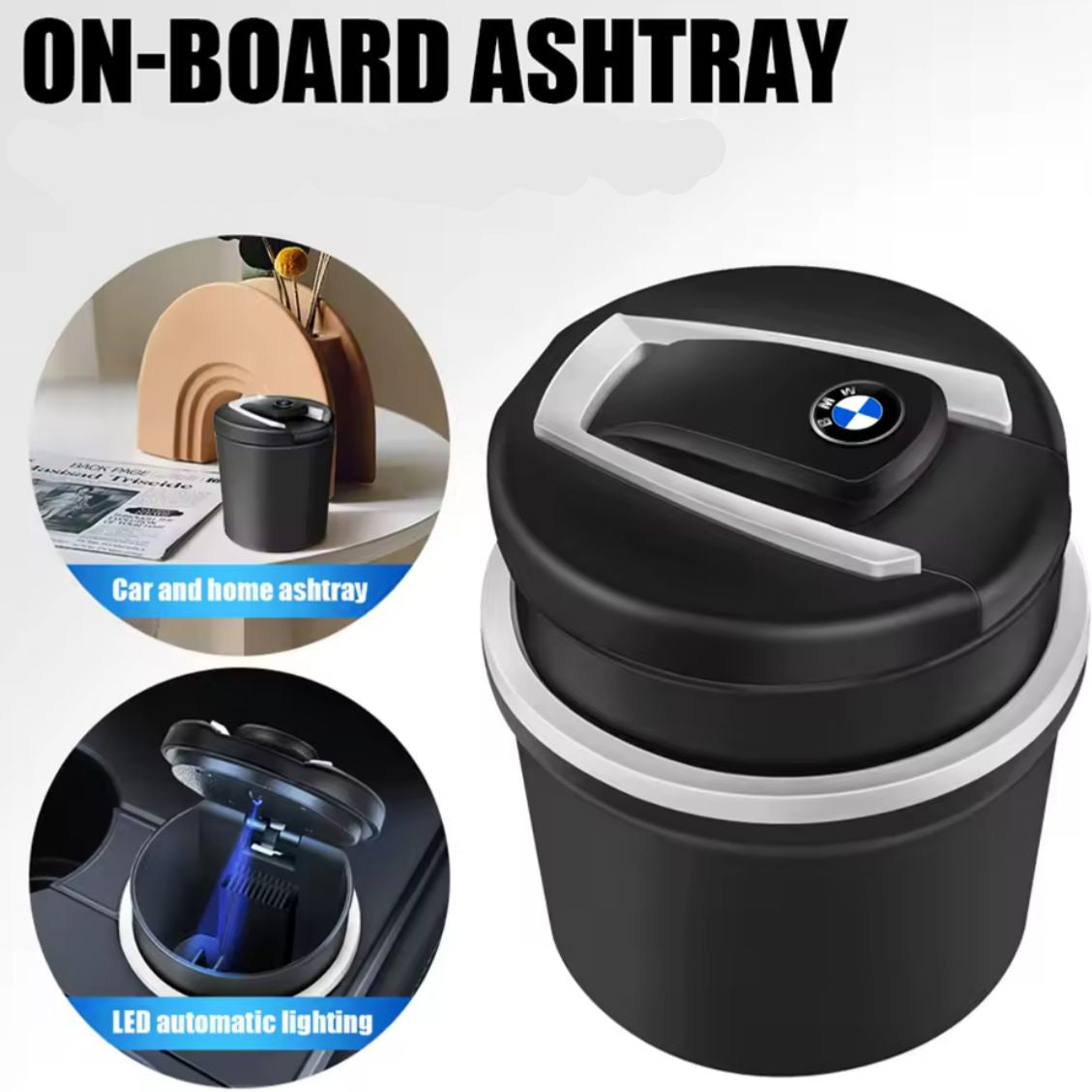 BMW detachable LED ashtray-cup