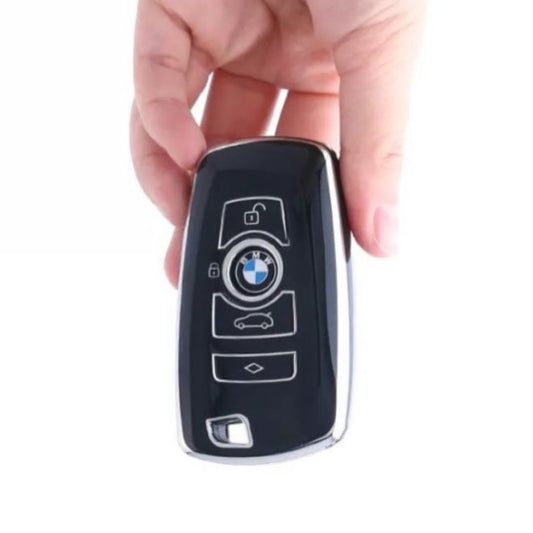 Piano black-silver remote control housing