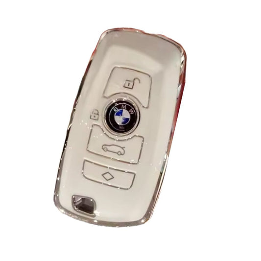 White - silver remote control housing
