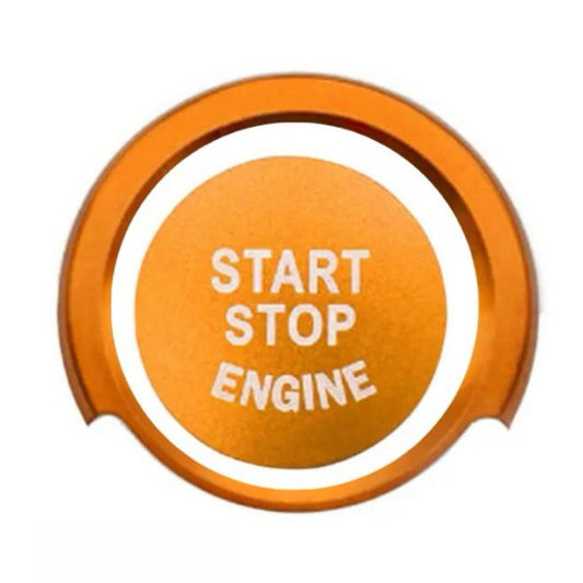 Gold metallic start-stop-engine button