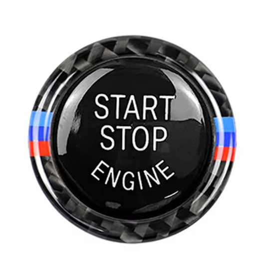 Start-stop-engine button in M colors
