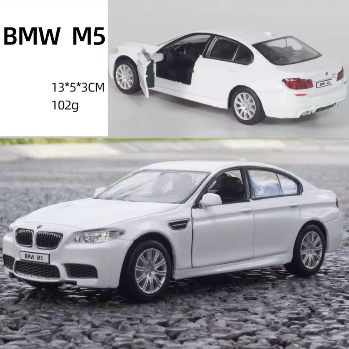 BMW M5 white