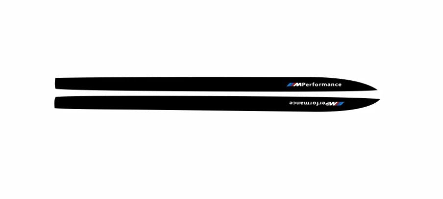 M Performance car side skirt sticker