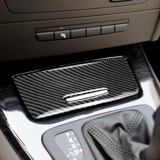 E90 Carbon fiber trim for interior lid