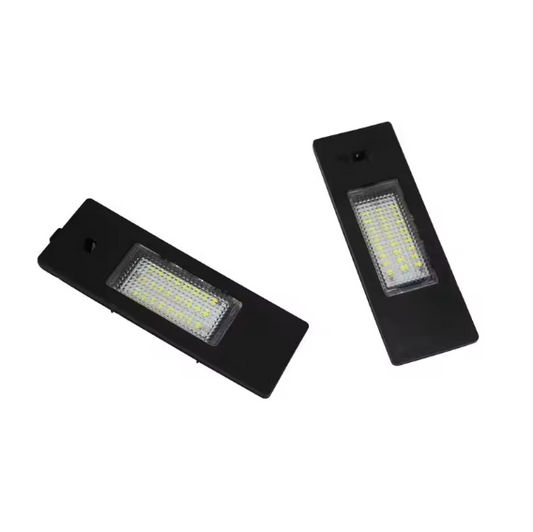 LED upgrade for BMW license plate lights