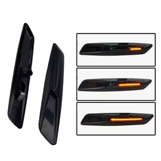Smoked sequential side lights F10 5 series