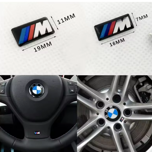 whels and steering whel M Sticker (4pcs)