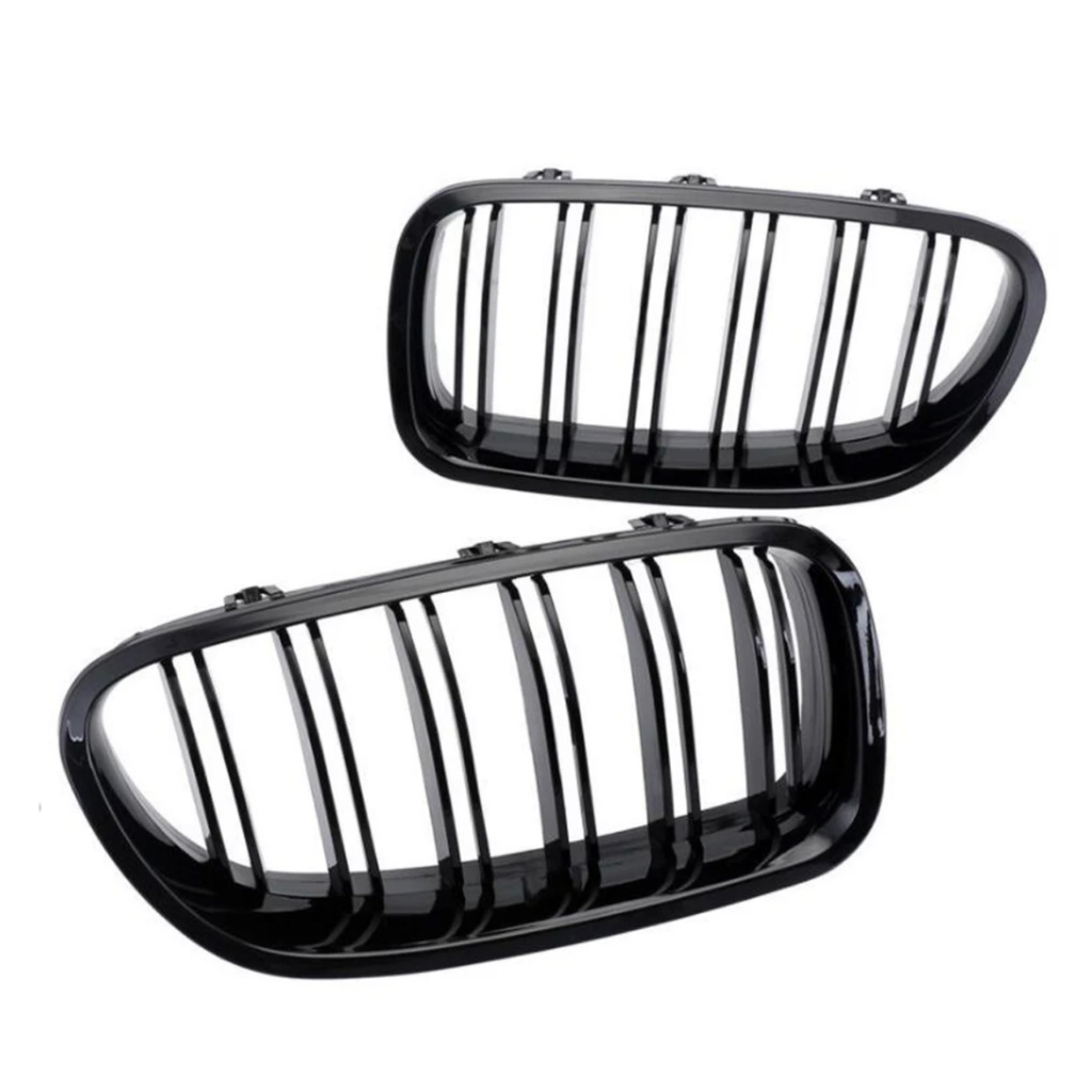 Gloss black double front grille for BMW F10 5 series