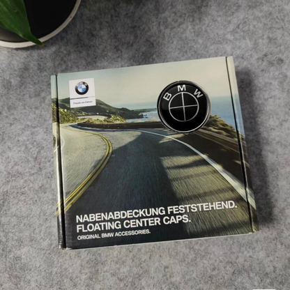 BMW Floaring wheel center caps / static effect (4 pieces)
