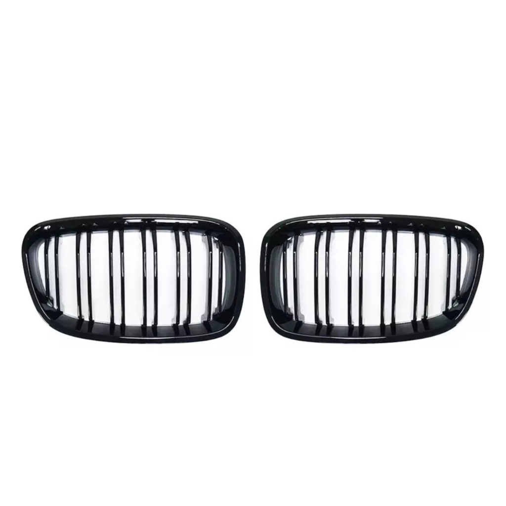 Gloss black double front grille for BMW E90 LCI 3 series