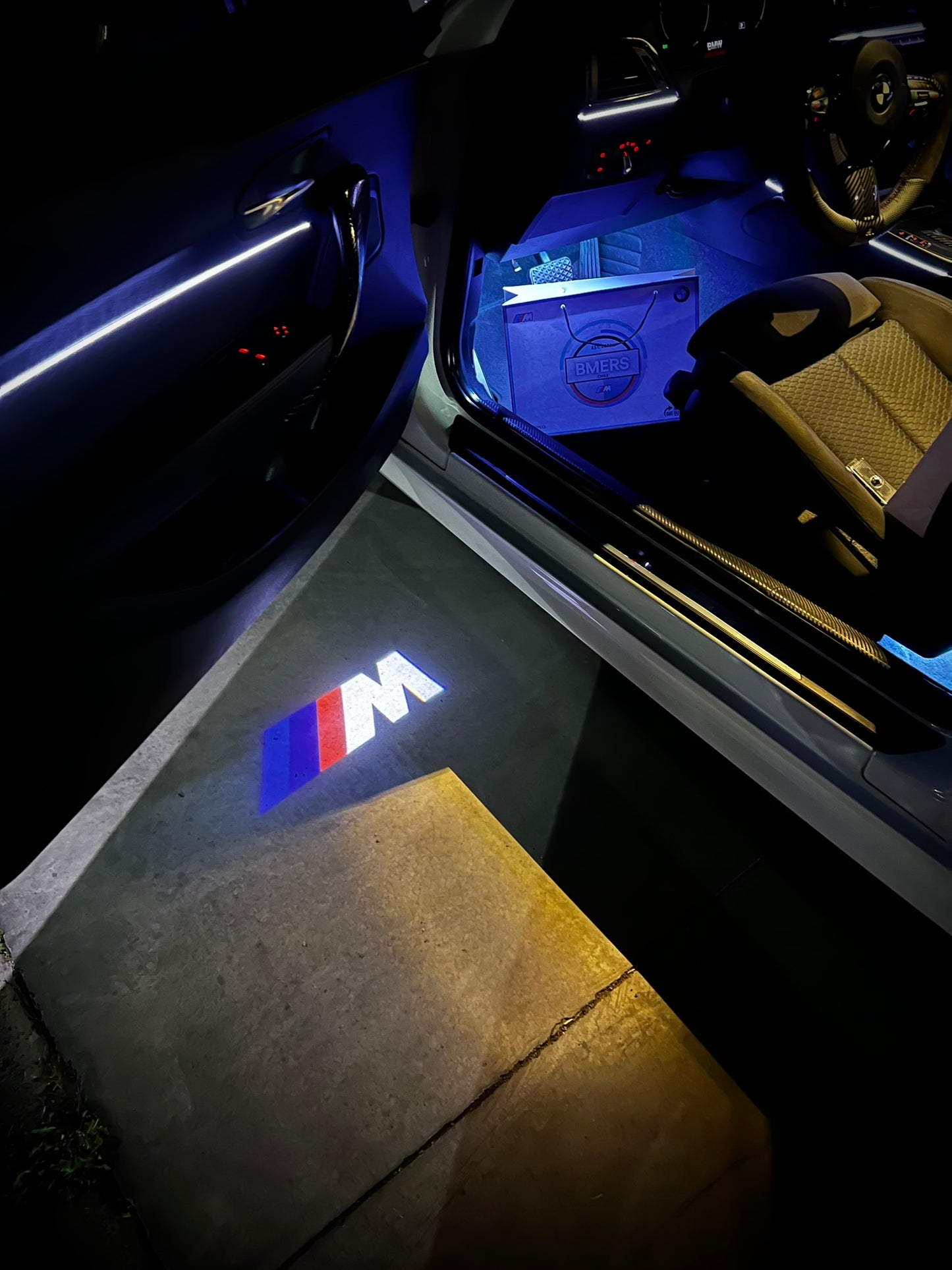 BMW M courtesy lights