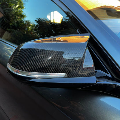 ELITE BMW M PACK - REAL CARBON FIBER MIRRORS + SEQUENTIAL SIDE MIRROR LIGHTS