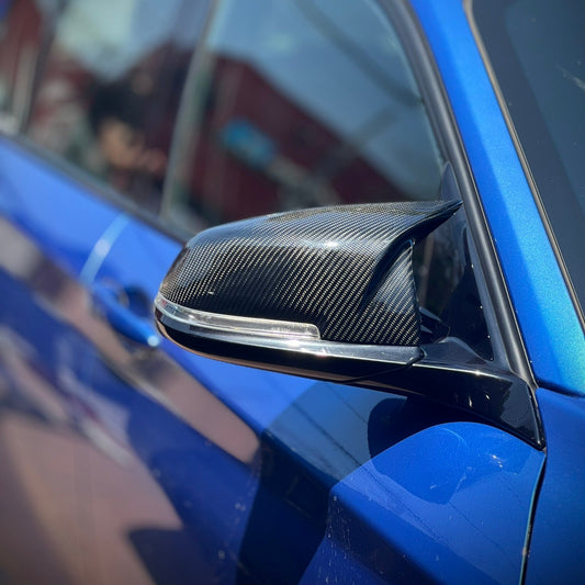 Real carbon fiber M style mirror caps