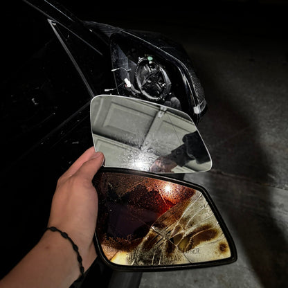 Heated side mirror glass for BMW F bodies