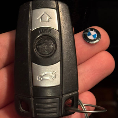 Aluminium emblem for BMW remote control