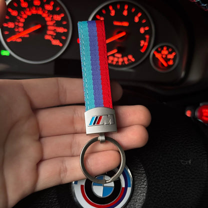 BMW M keychain tricolor